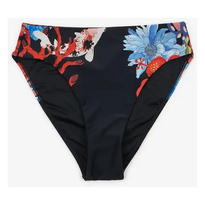 Black women's patterned bikini bottom Desigual Attina II - Women's