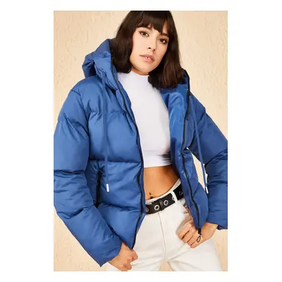 Bianco Lucci Women's Hooded Puffer Coat