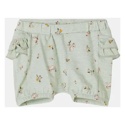 Green girly patterned shorts name it Feline - Girls