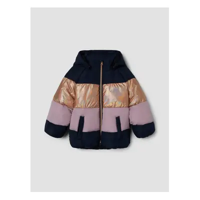 Pink-blue quilted jacket name it Mille - Girls