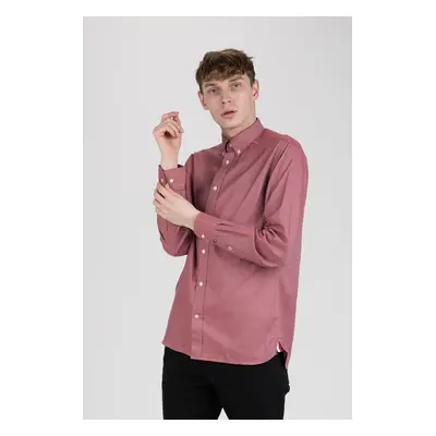 Tommy Hilfiger Shirt - FLEX JEWEL HOUNDSTOOTH SHIRT burgundy-pink