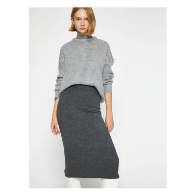 Koton Knitwear Midi Skirt