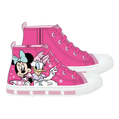 SNEAKERS PVC SOLE WITH LIGHTS HIGH MINNIE