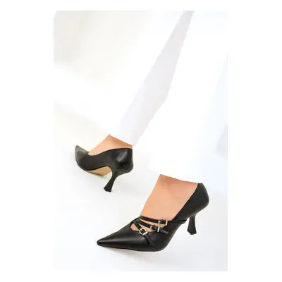 Soho Black Women's Classic High Heel Shoes