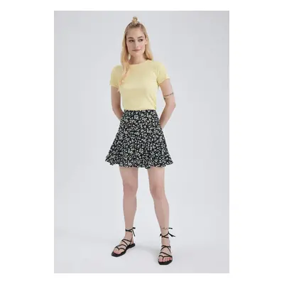 DEFACTO Patterned Mini Skirt