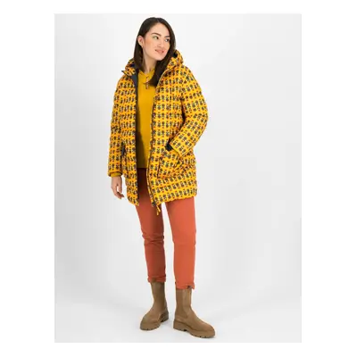 Yellow patterned quilted jacket Blutsgeschwister - Women