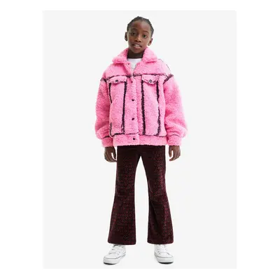 Pink girls' jacket Desigual Eris - Girls