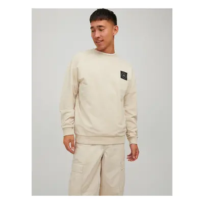 Beige men's sweatshirt Jack & Jones Filo - Men's