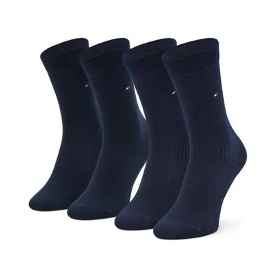 Tommy Hilfiger Socks - TH WOMEN SOCK 2P SHEER STRIPE blue