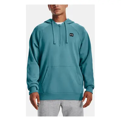 Under Armour Sweatshirt UA Rival Fleece 1/2 Zipper HD-BLU - Mens