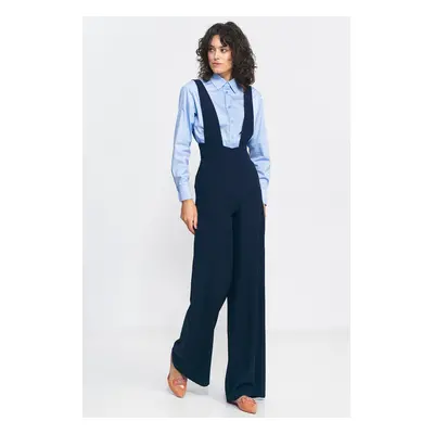 Nife Woman's Jumpsuit KM33 Navy Blue