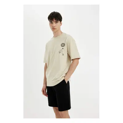 DEFACTO Comfort Fit Crew Neck T-Shirt