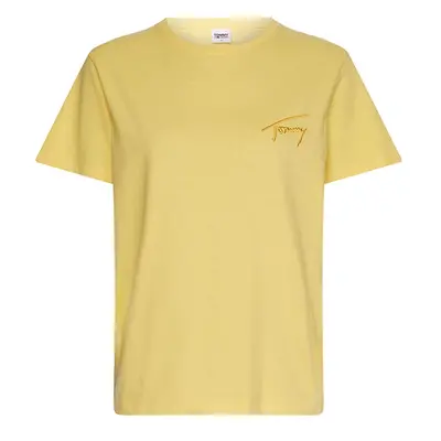 Tommy Jeans T-Shirt - TJW RLXD TOMMY SIGNATURE SS yellow