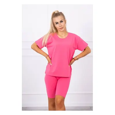 Set of top+leggings fuchsia