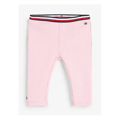 Pink Girls' Ribbed Sweatpants Tommy Hilfiger - Girls