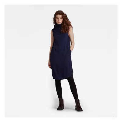 G-STAR Dress - Millery mock dress blue