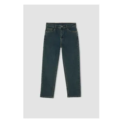 DEFACTO Boy Straight Fit Straight Leg Pocket Jean Trousers