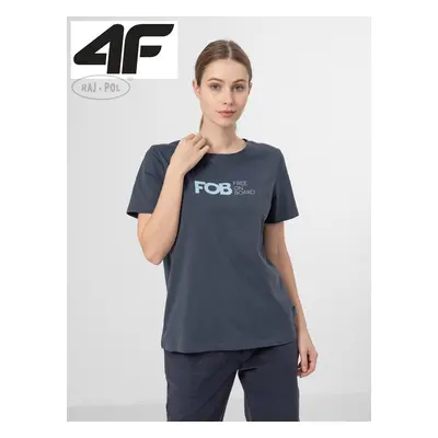 Women's cotton T-shirt 4F