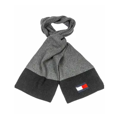 Tommy Hilfiger Scarf - BIG FLAG SCARF dark grey