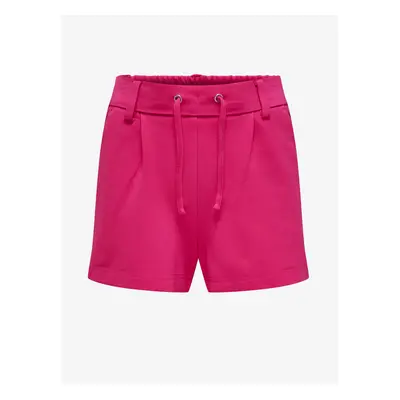 Dark pink girls' shorts ONLY Pop Trash - Girls