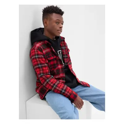 GAP Teen Plaid Flannel Shirt - Boys