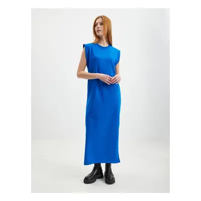 Women's Blue Basic Maxi Dress Pieces Chilli - Women