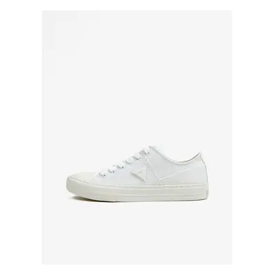 White Women Guess Pranze Sneakers - Women