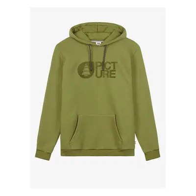 Light Green Men's Hoodie Picture Flock - Men