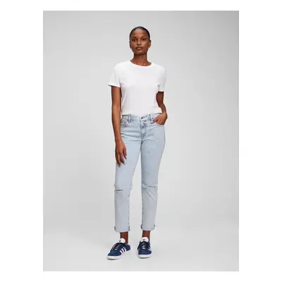 GAP Jeans mid rise girlfriend Washwell - Women