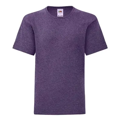 Purple children's t-shirt in combed cotton Fruit of the Loom