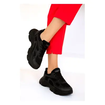 Soho Black-Black Women's Sneaker