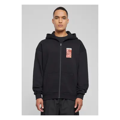 Puffer Peace Heavy Oversize Zip Hoody black