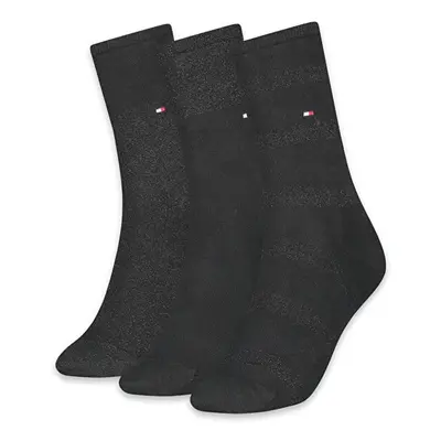 Tommy Hilfiger Socks - TH WOMEN SOCK 3P SPARKLE GIFTBOX black