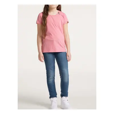 Pink girly basic T-shirt Ragwear Violet - Girls