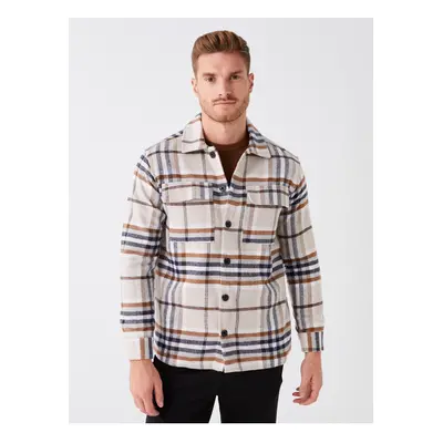 LC Waikiki Regular Fit Long Sleeve Plaid Men's Lumberjack Shirt Jacket