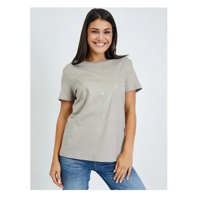 Grey Women's T-Shirt Guess Adele - Women