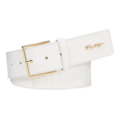 Tommy Hilfiger Belt - SIGNATURE MONOGRAM WAIST 4.5 white