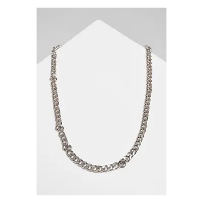 Long necklace Basic - silver colors