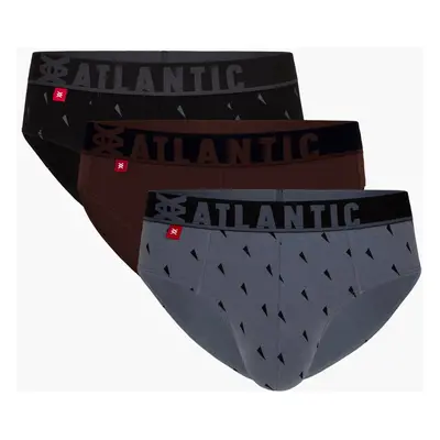 Classic men's briefs ATLANTIC 3Pack - multicolored