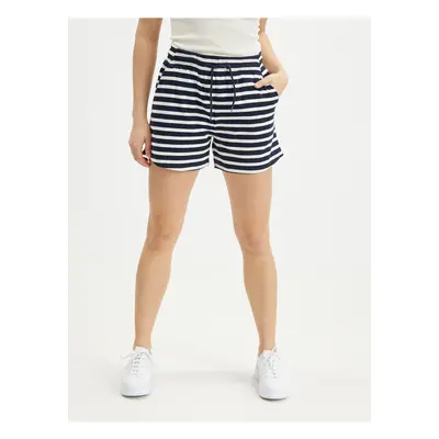 White and Blue Striped Shorts JDY Ivy - Women