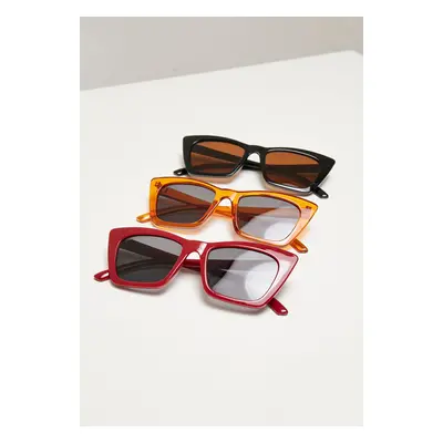 Sunglasses Tilos 3-Pack dark red/black/orange