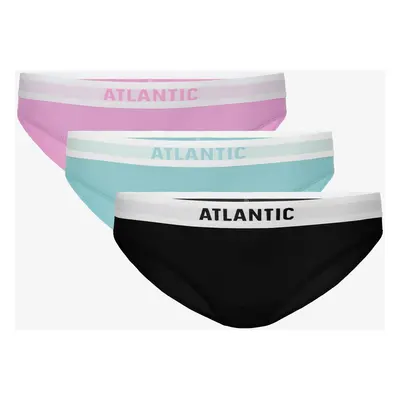 Bikini ATLANTIC 3Pack Women's Panties - purple/green/black