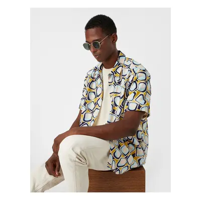 Koton Patterned Short Sleeve Shirt