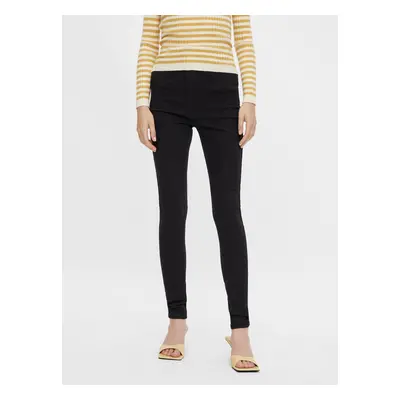 Black Skinny Fit Jeans Pieces Highfive - Women