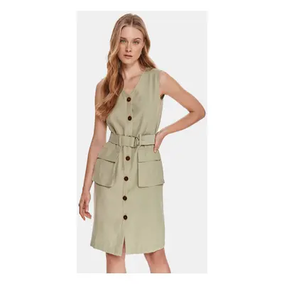 Khaki dress with belt TOP SECRET - Women's