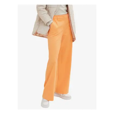 Orange women's wide trousers Tom Tailor - Women's