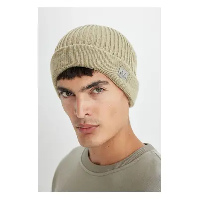 DEFACTO Men's Label Printed Beret