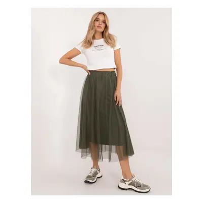 Skirt-DHJ-SD-19568.13X-khaki