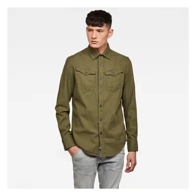 G-STAR Shirt - Arc 3d slim shirt l\s olive