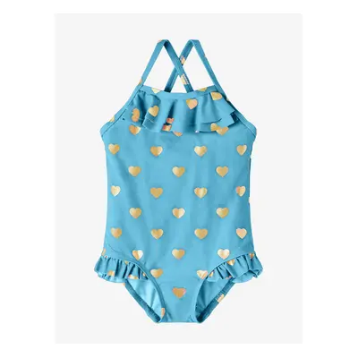 Light blue Girly patterned swimwear name it Zuma - Girls